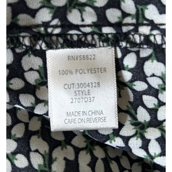 Max Studio Women’s Size Large Floral Wrap Blouse‎ Top NEW - Picture 7 of 7